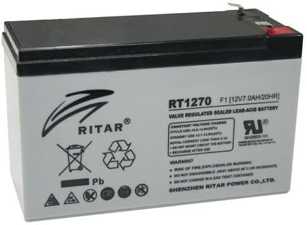 Ritar 12V 7Ah AGM SLA Battery – High Performance Sealed Lead Acid UPS Battery